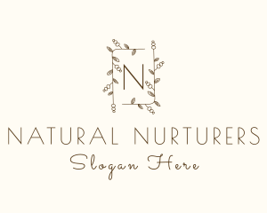 Nature Garden Wedding logo design