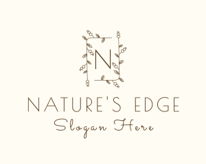 Nature Garden Wedding logo design