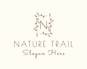 Nature Garden Wedding logo design