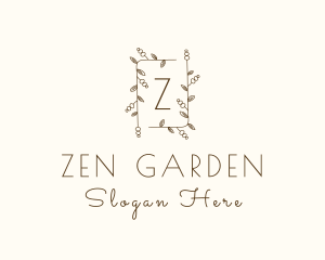 Nature Garden Wedding logo design