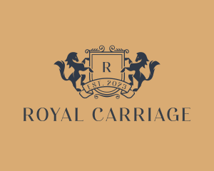 Royal Horse Crest logo design