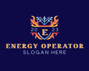 Snow Fire Energy logo design