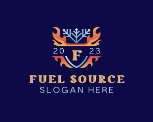 Snow Fire Energy logo design