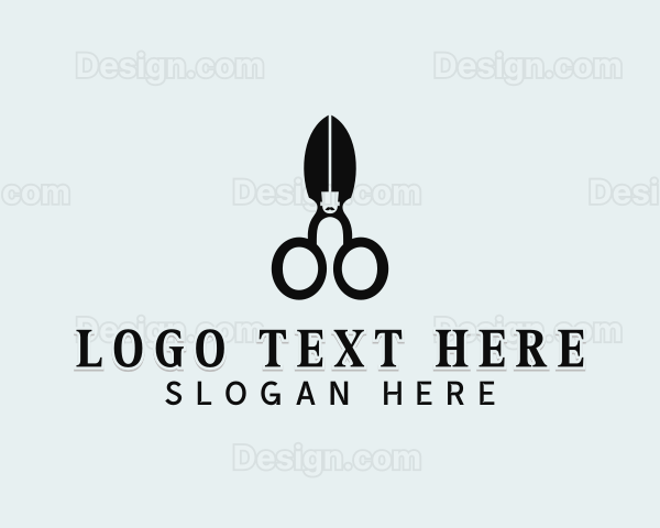 Barber Haircut Scissors Logo