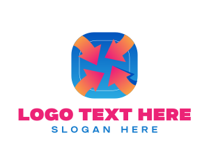 Gradient Arrow Icon logo