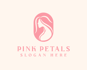 Pink Beauty Hair logo design