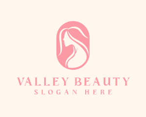 Pink Beauty Hair logo design