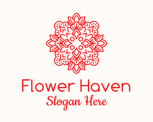 Floral Leaf Bouquet logo