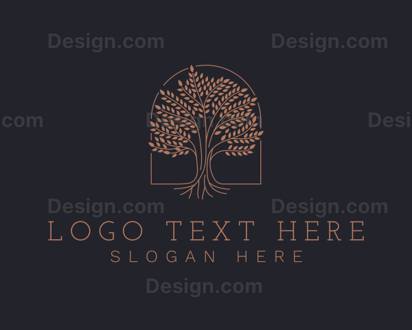 Elegant Eco Tree Logo
