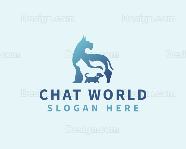 Pet Cat Dog Logo