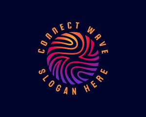 Sphere Wave Tech logo design