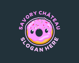 Donut Dessert Pastry logo design