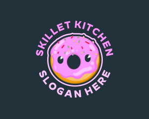 Donut Dessert Pastry logo design