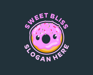 Donut Dessert Pastry logo design