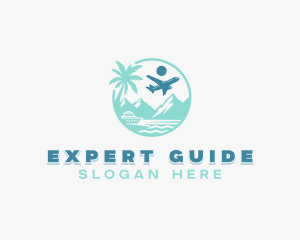 Island Travel Tourism  logo design