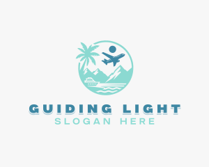 Island Travel Tourism  logo design