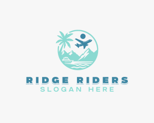 Island Travel Tourism  logo design