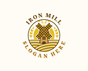 Flour Mill Farm logo design