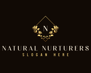 Floral Ornament Boutique logo design