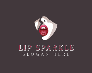 Seductive Sexy Lips logo design