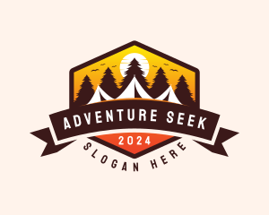 Travel Camping  Tent logo