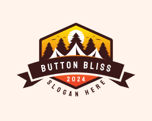 Travel Camping  Tent logo design