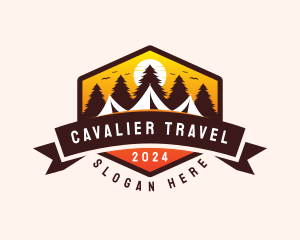 Travel Camping  Tent logo design