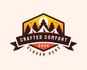 Travel Camping  Tent logo design