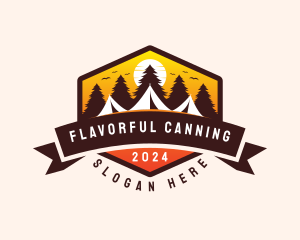 Travel Camping  Tent logo design