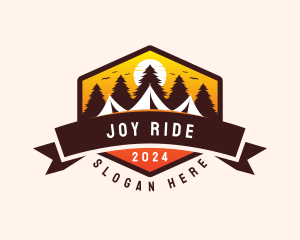 Travel Camping  Tent logo design