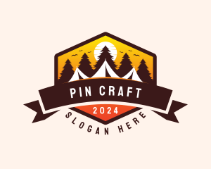 Travel Camping  Tent logo design