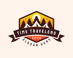 Travel Camping  Tent logo design