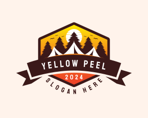 Travel Camping  Tent logo design