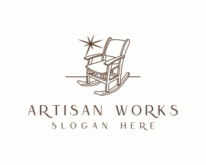 Rocking Chair Furniture logo design