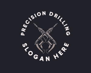 Drill Tool Hardware logo design