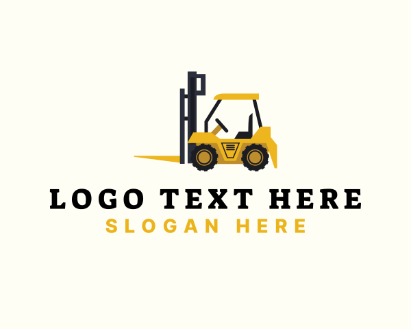 Forklift logo example 1