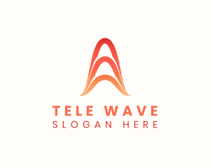 Wave  Startup Technology logo design