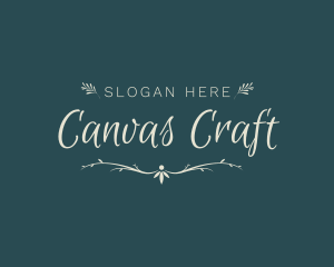 Elegant Wedding Craft logo design