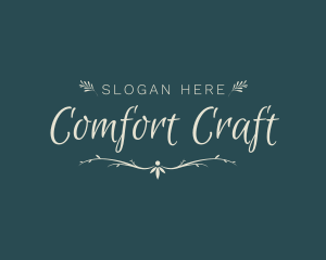 Elegant Wedding Craft logo design