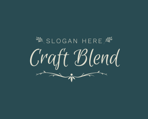 Elegant Wedding Craft logo design