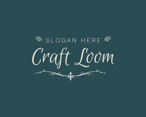 Elegant Wedding Craft logo design