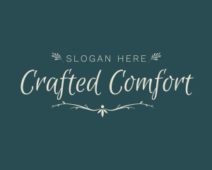 Elegant Wedding Craft logo design