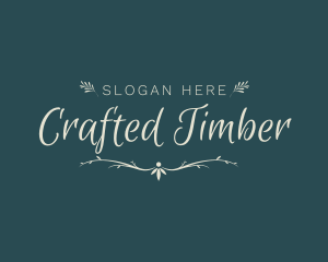 Elegant Wedding Craft logo design