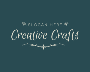 Elegant Wedding Craft logo design