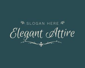 Elegant Wedding Craft logo design