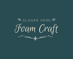 Elegant Wedding Craft logo design