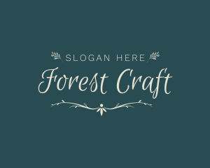 Elegant Wedding Craft logo design