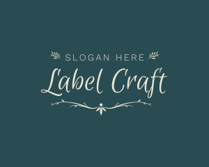 Elegant Wedding Craft logo design