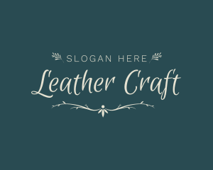 Elegant Wedding Craft logo design