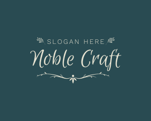 Elegant Wedding Craft logo design